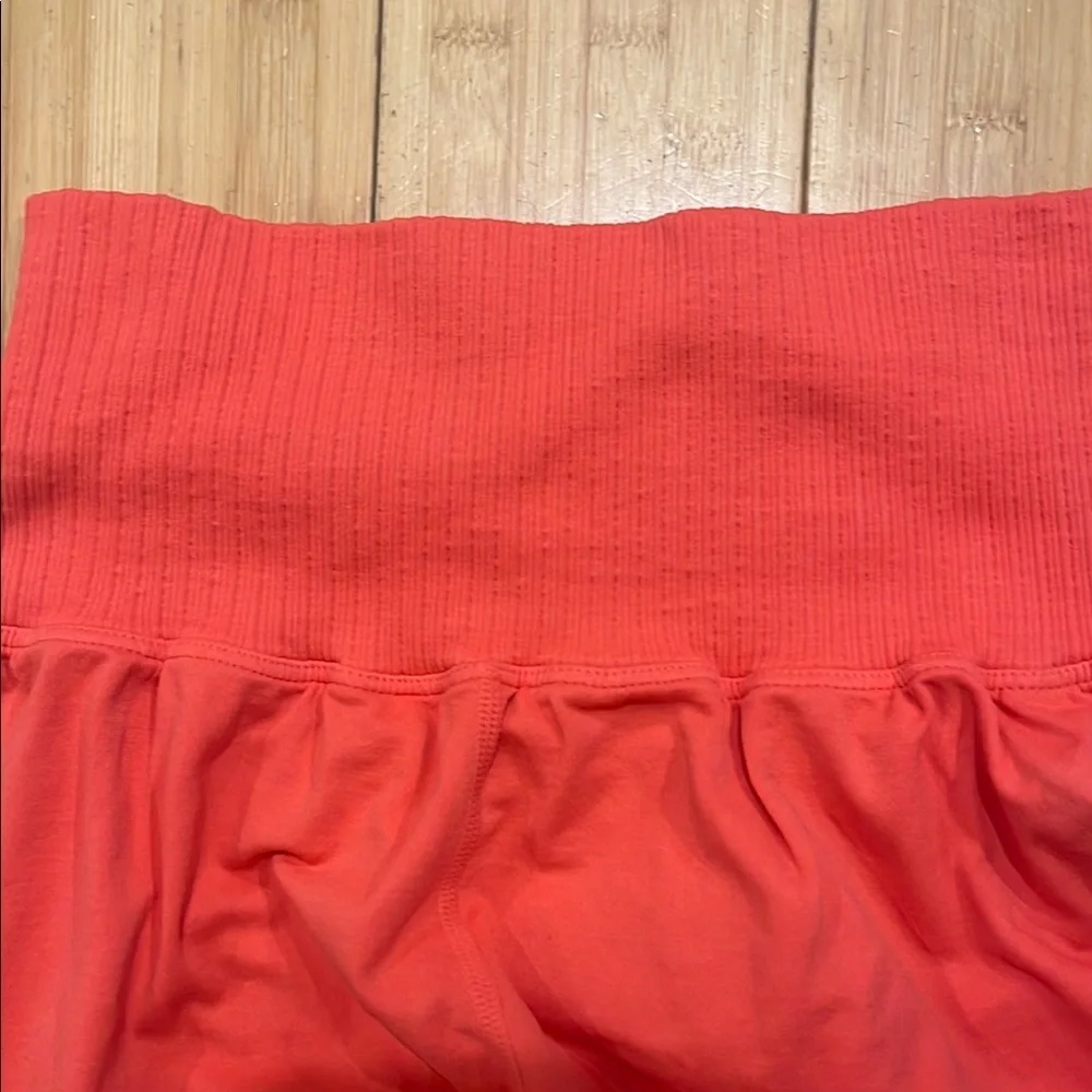 NWOT Free People Movement Ruched Good Karma Biker Shorts